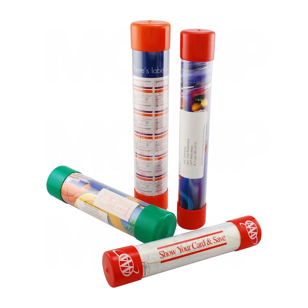 ZMAIL Mailing Tubes Clear Plastic Mailing Tubes